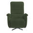RELAXSESSEL Echtleder - Chromfarben/Mintgrün, Design, Leder/Metall (80/109/88cm) - Beldomo Premium