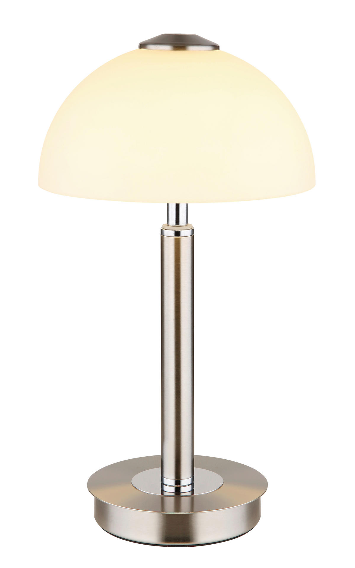 STOLNÍ LED LAMPA, dotykový stmívač, 25/45 cm  - bílá/černá, Basics, kov/plast (25/45cm) - Globo