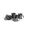 MUGGSET 4 delar  - svart, Basics, metall (16,2kg) - Echtwerk