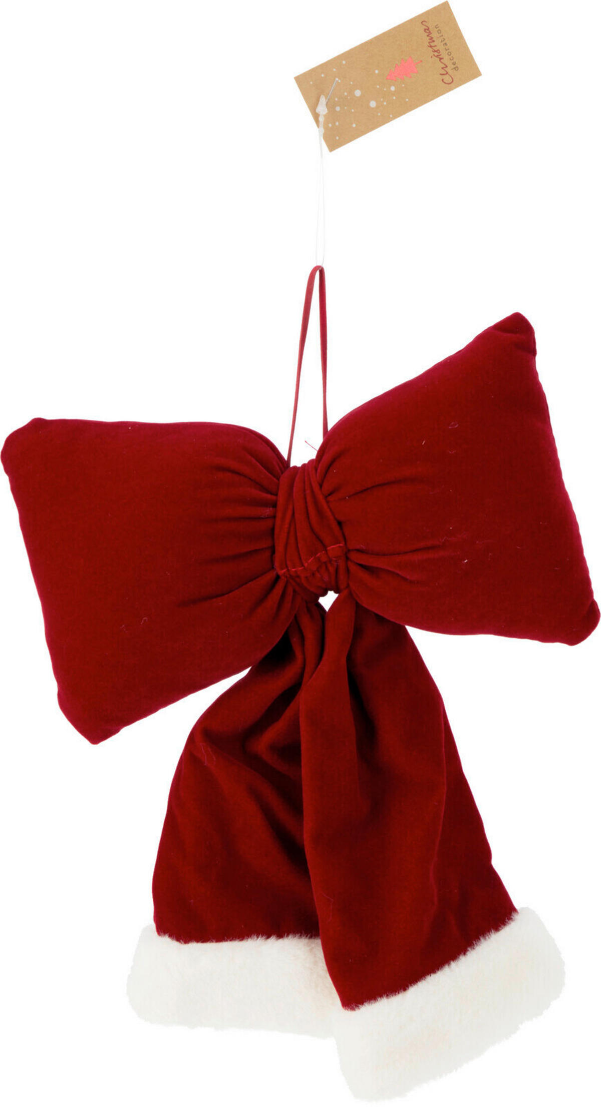 DEKORAČNÍ MAŠLE - vícebarevná, Basics, textil (22/21/6cm)