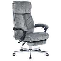 PISARNIŠKI STOL kovina, umetna masa, tekstil siva  - barve kroma/siva, Konvencionalno, kovina/umetna masa (67/111-121/61cm) - Venda