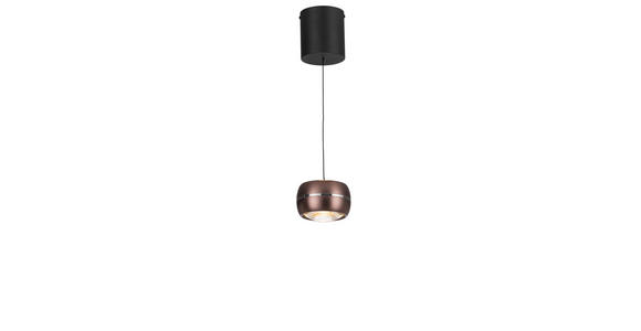 LED-HÄNGELEUCHTE  12/180 cm    - Braun, Basics, Glas/Metall (12/180cm) - Dieter Knoll