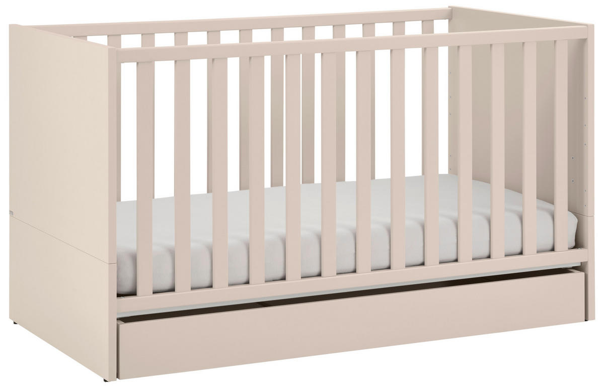 POSTELJNI PREDAL - bež, Basics, umetna masa/leseni material (137/14/75cm) - Paidi