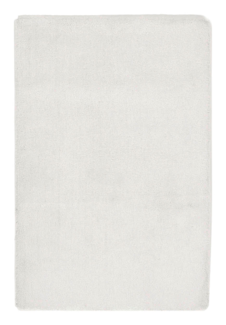 Hochflor Teppich Weiß Shaggy 160x230 Cm