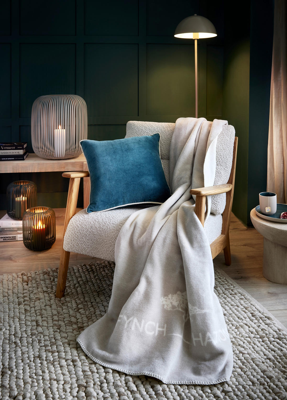 WOHNDECKE 210/150 cm  - Greige/Hellgrau, Basics, Textil (210/150cm) - FYNCH-HATTON