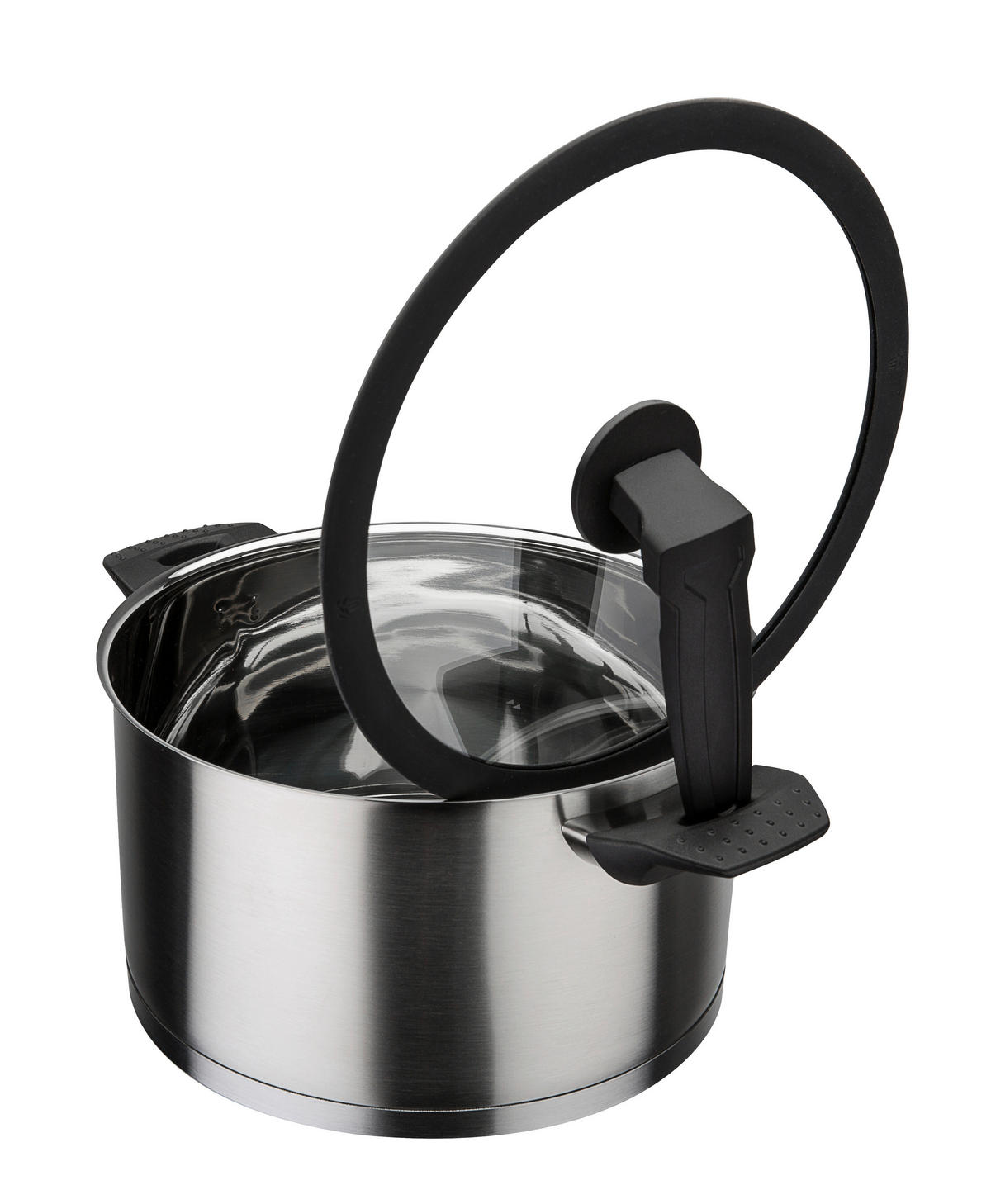 KOCHTOPFSET APART 4-teilig  - Klar/Edelstahlfarben, Basics, Glas/Metall - GSW