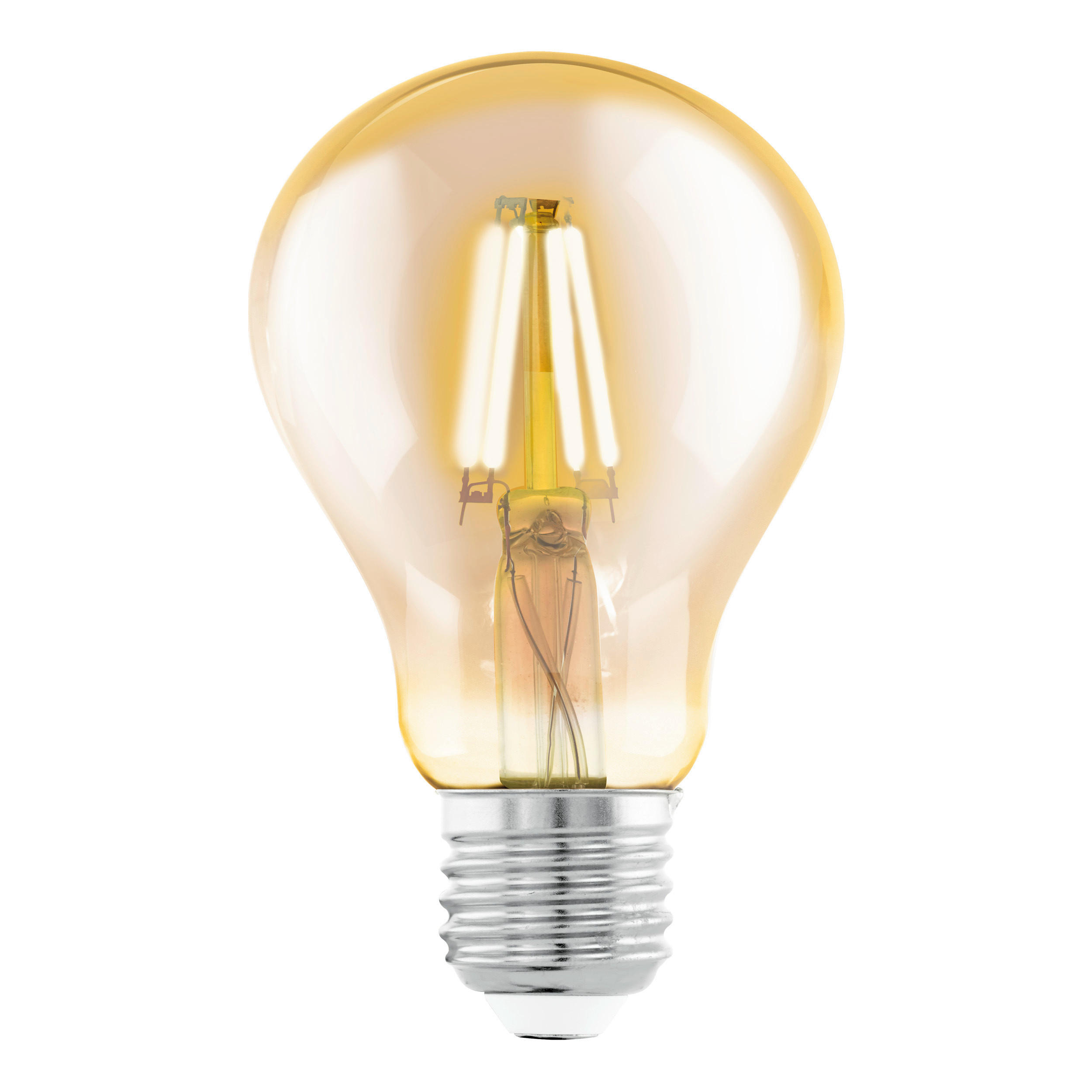 LED FILAMENT SIJALICA - boja ćilibara, Osnovno, staklo (13,5cm)
