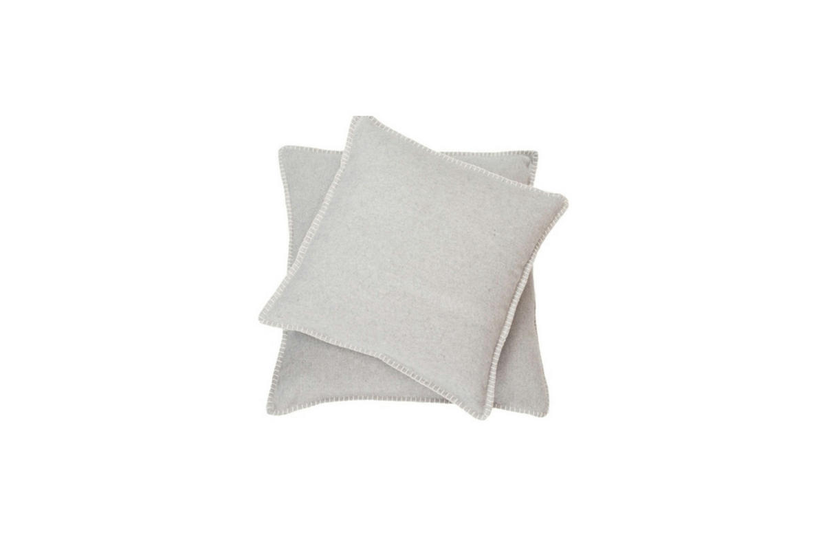 ZIERKISSEN  50/50 cm   - Hellgrau, Basics, Textil (50/50cm) - David Fussenegger