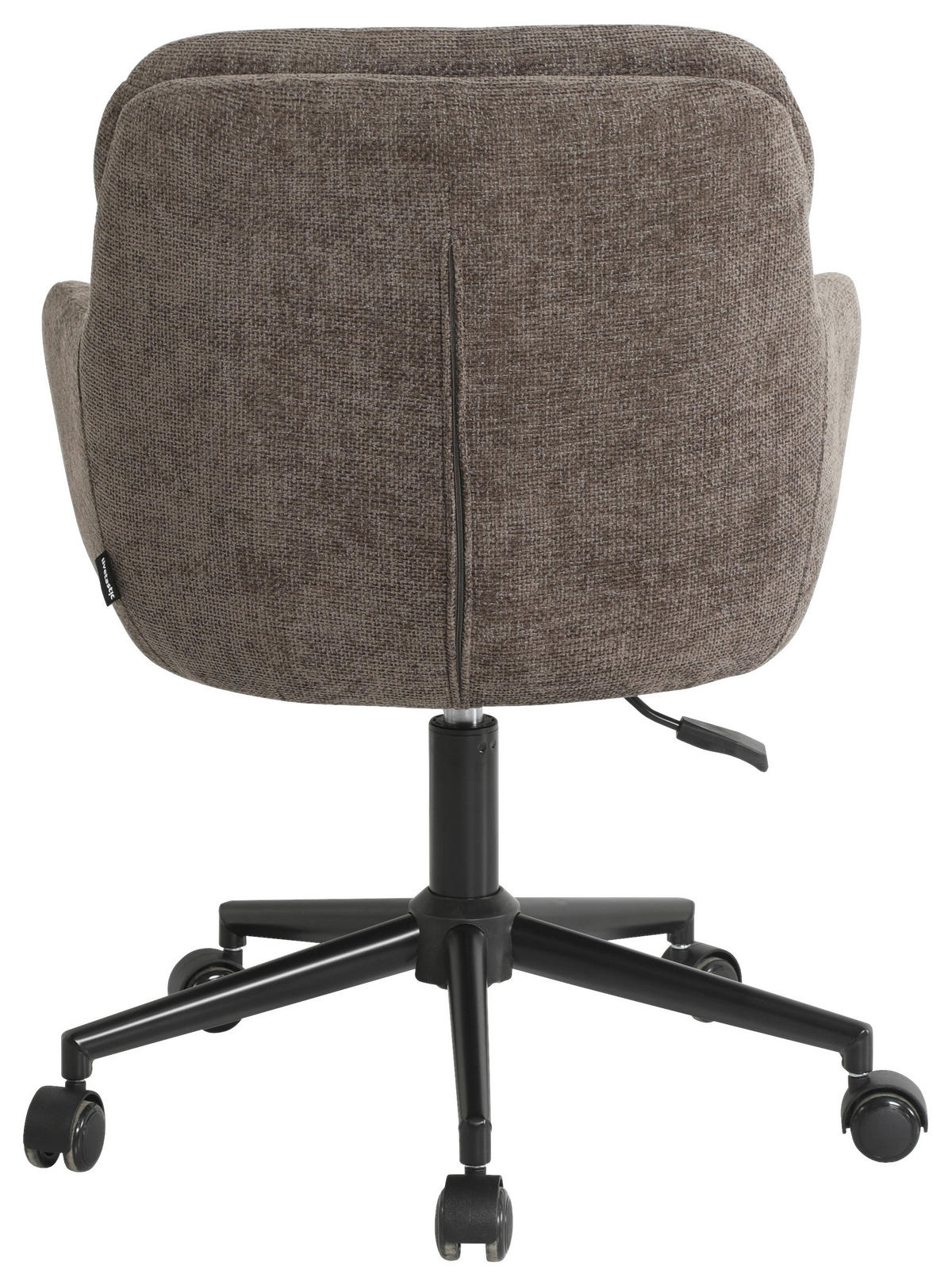 DREHSTUHL Chenille Braun, Schwarz  - Schwarz/Braun, MODERN, Textil/Metall (58/79/89/59cm) - Livetastic