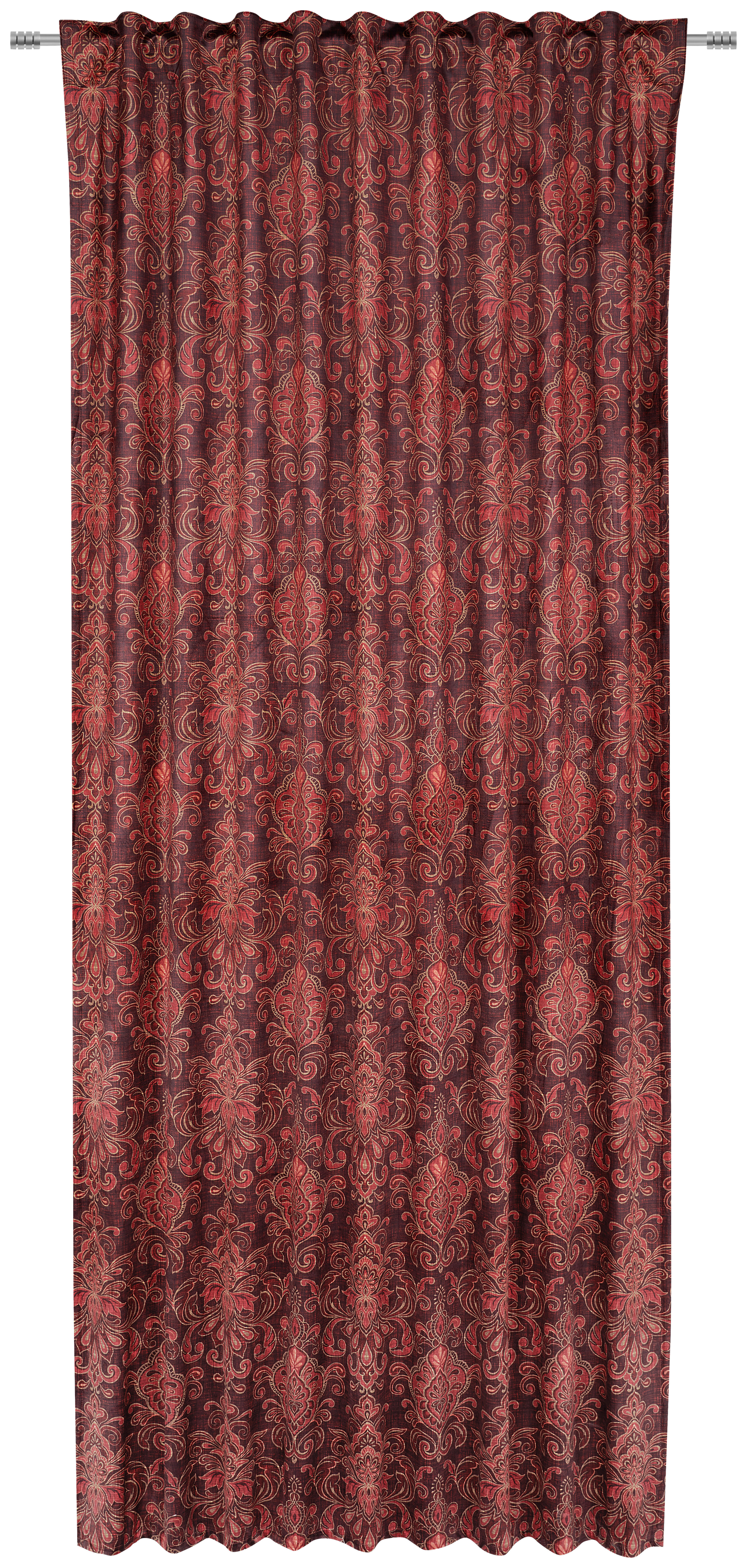 FERTIGVORHANG ANDRIA Verdunkelung 135/245 cm   - Rostfarben, Design, Textil (135/245cm) - Esposa