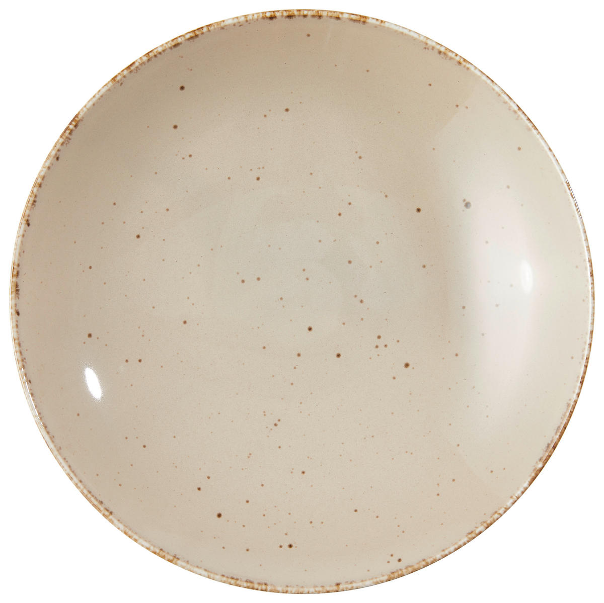 HLUBOKÝ TALÍŘ, keramika, 22 cm - šedohnědá, Lifestyle, keramika (22cm) - Landscape