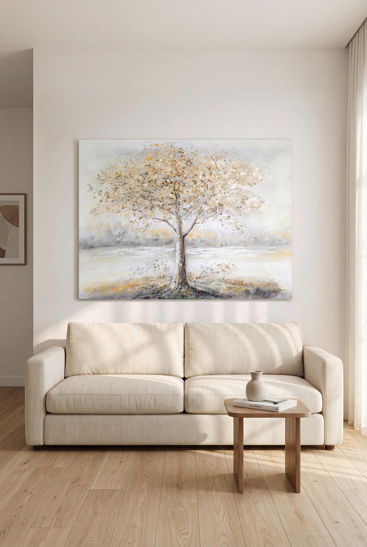 ÖLGEMÄLDE 120/90 cm  - Multicolor, Design, Holzwerkstoff/Textil (120/90cm) - Monee
