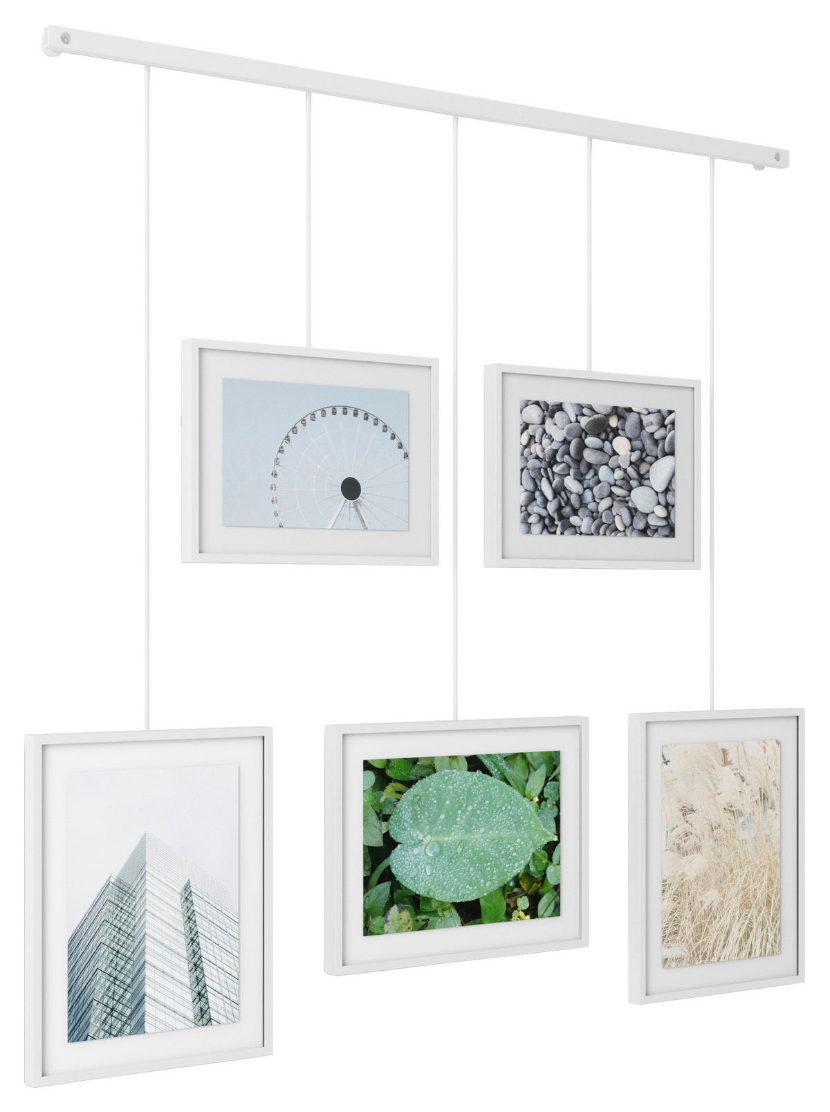 COLLAGERAM 79,4/3,18/69,5 cm  - vit, Design, metall/glas (79,4/3,18/69,5cm) - Umbra