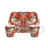 SET KAFFEMUGGAR William Morris 3 delar  - röd, Design, plast/keramik (18ml) - Morris & Co