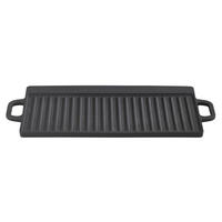 GRILOVACÍ DESKA  - černá, Basics, kov (42/2/23cm) - GSW