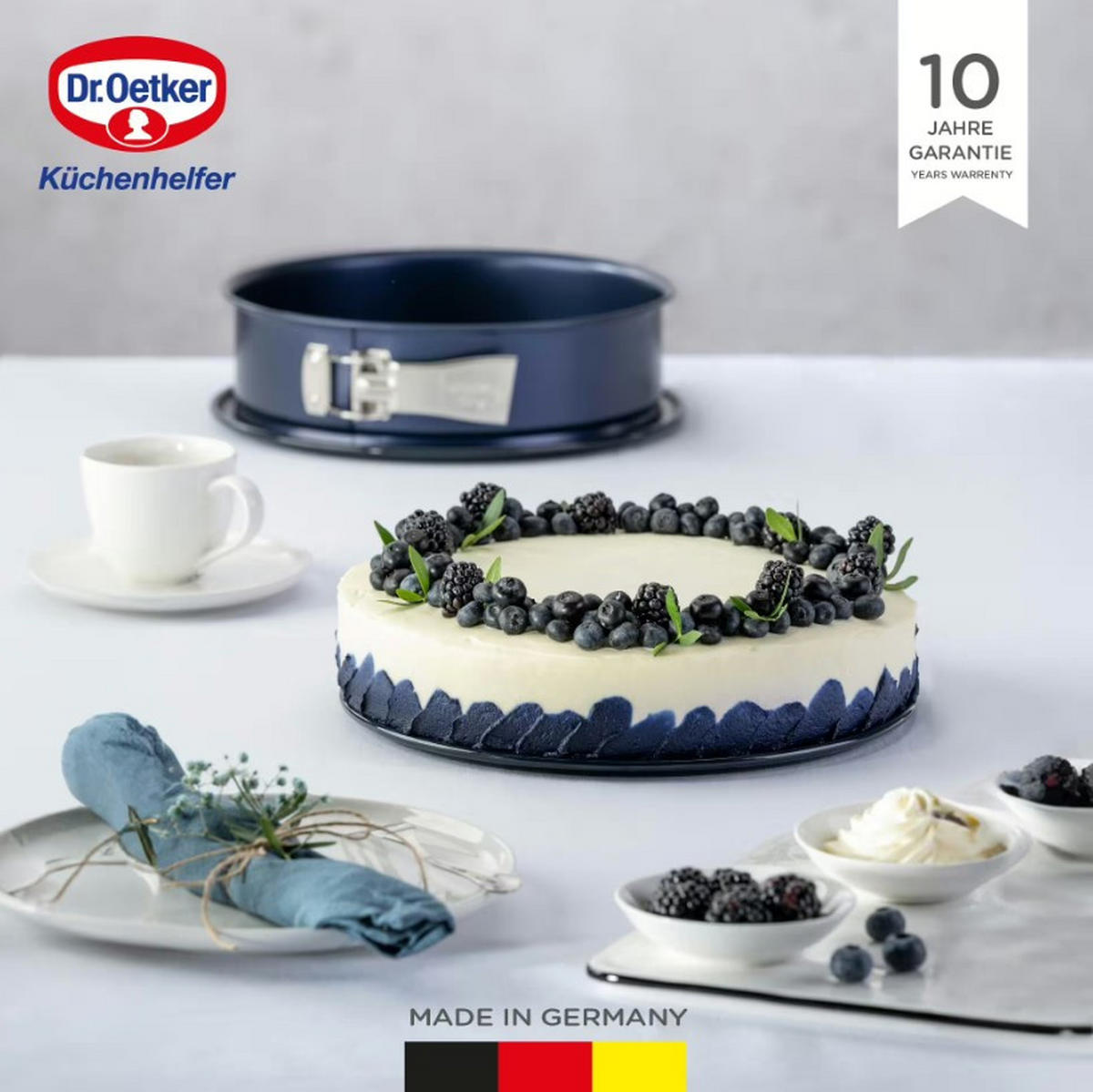 SPRINGFORM 26 cm  - Dunkelblau, Basics, Metall (26cm) - Dr.Oetker
