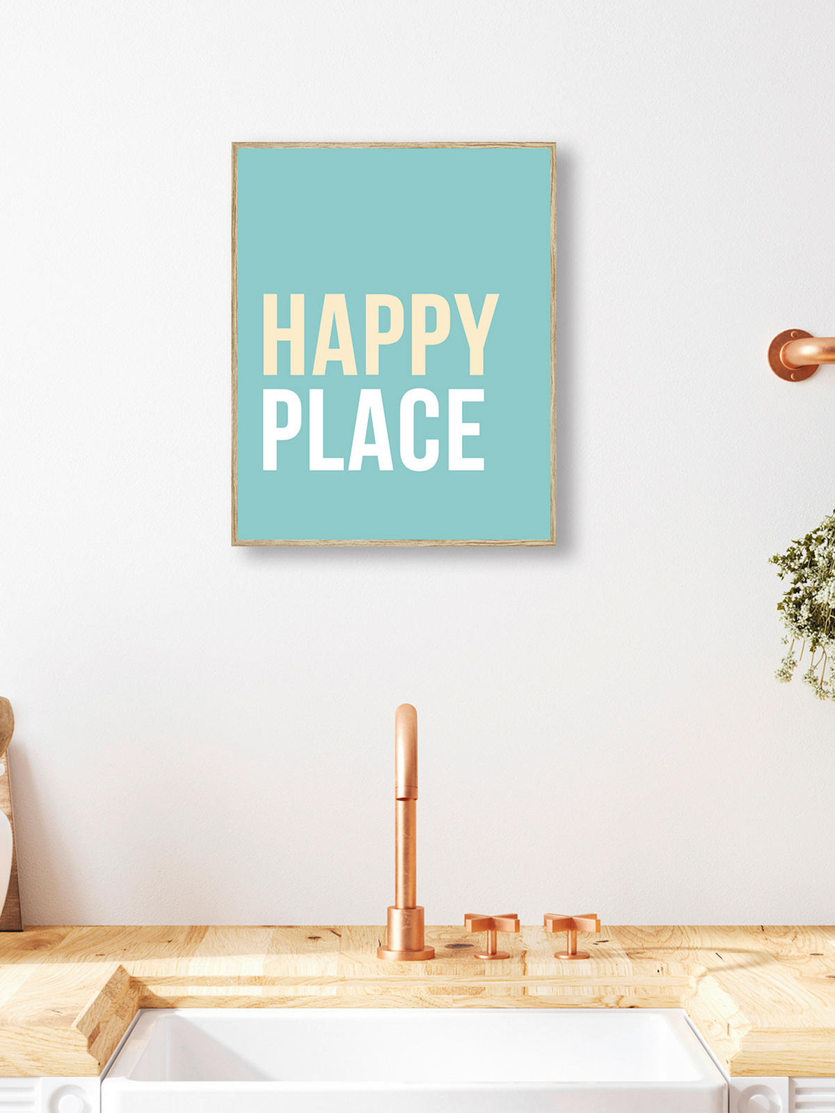 KUNSTDRUCK 30/40 cm  - Eichefarben/Multicolor, LIFESTYLE, Holzwerkstoff (30/40cm) - Monee