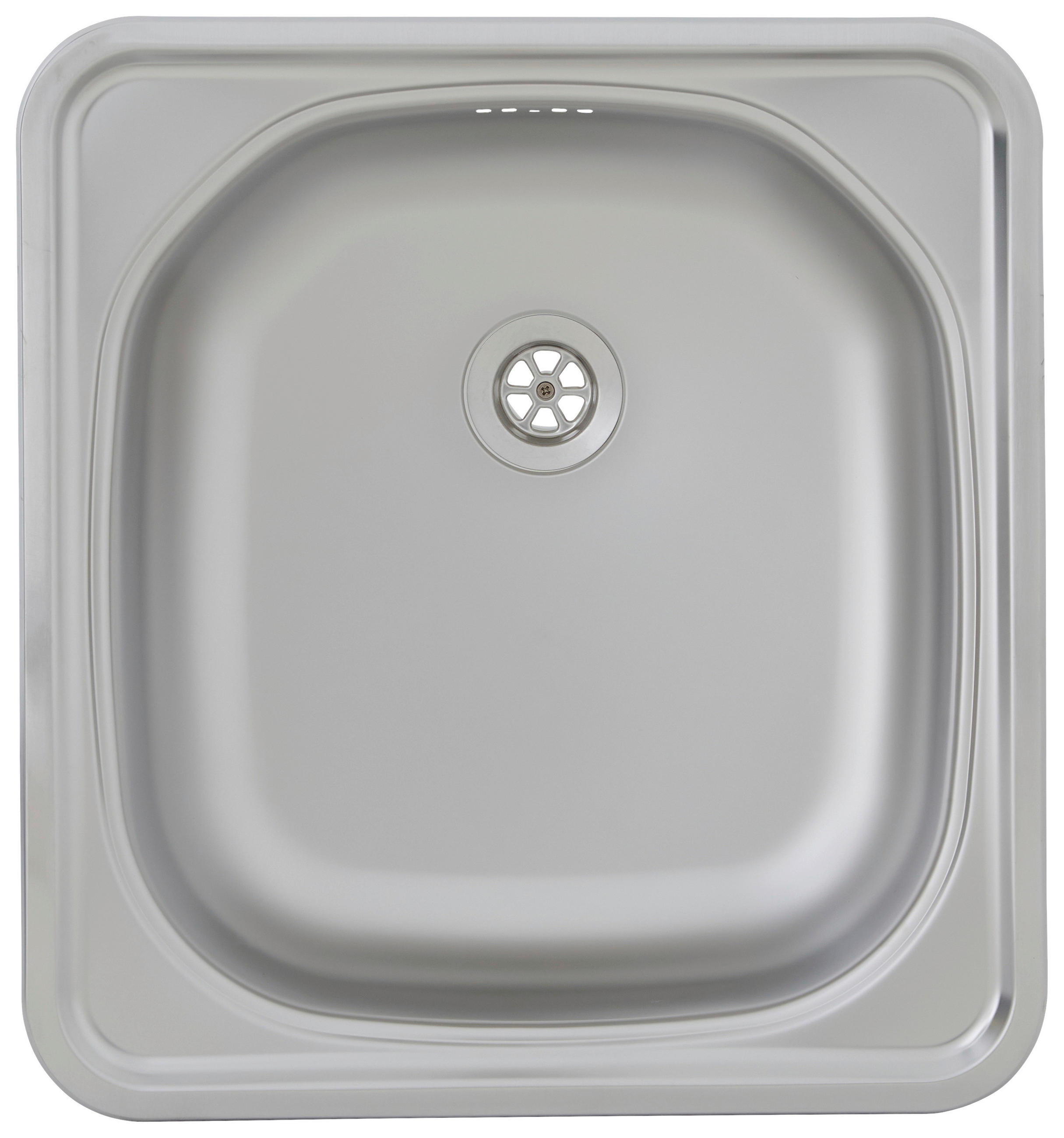 SPÜLE 1720DALLAS465X435  - Edelstahlfarben, Basics, Metall (46,5/15,5/43,5cm) - Respekta