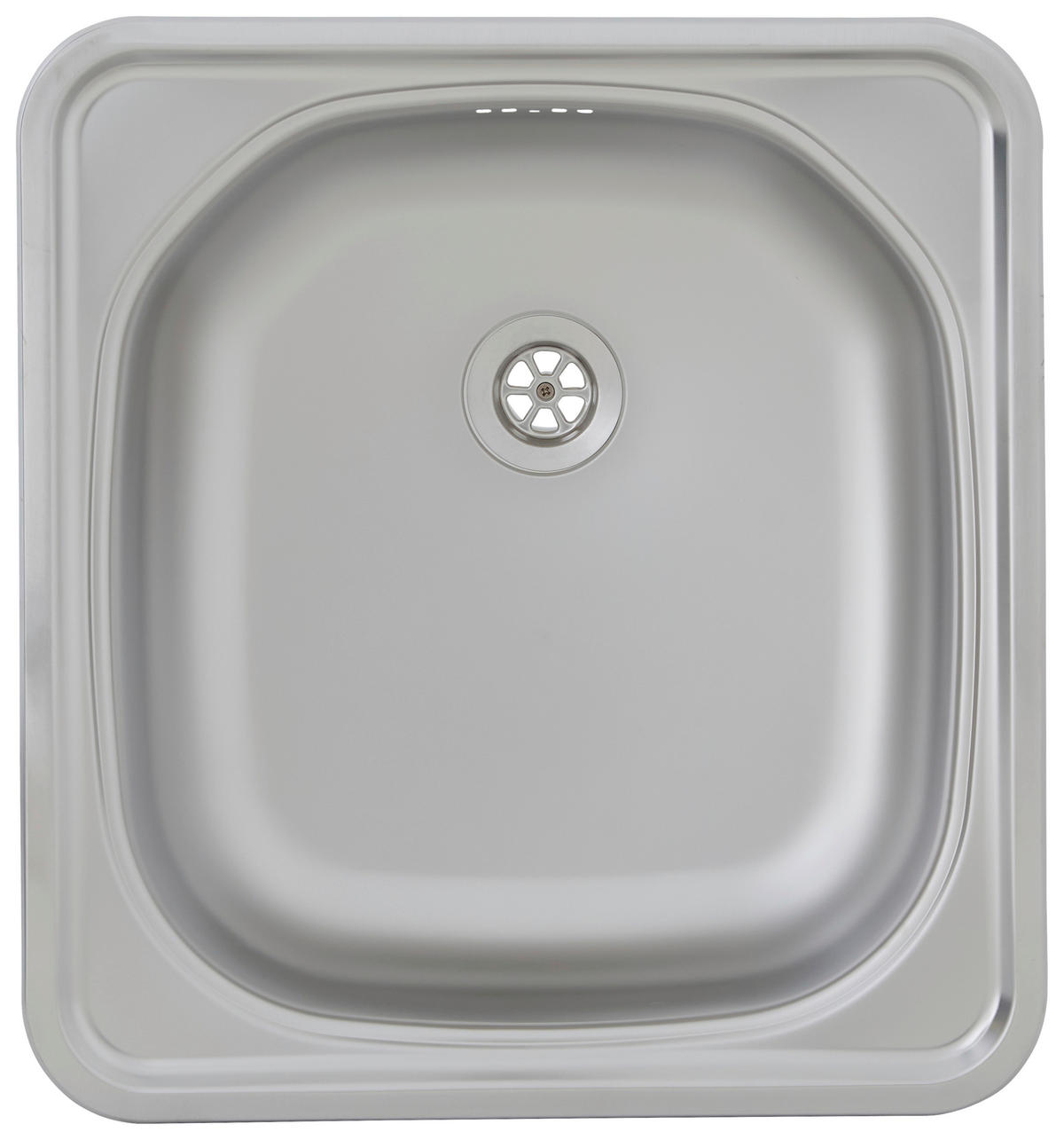 SPÜLE 1720DALLAS465X435  - Edelstahlfarben, Basics, Metall (46,5/15,5/43,5cm) - Respekta