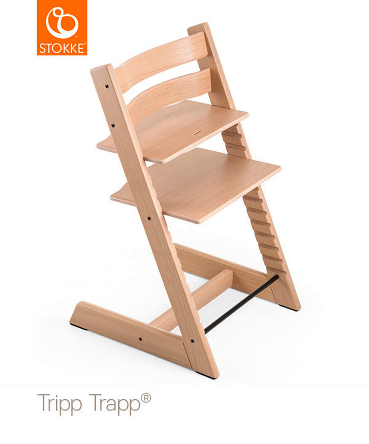 HOCHSTUHL Tripp Trapp Oak  - Perlmutt, Lifestyle, Holz (46/79/49cm) - Stokke