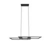 LED-HÄNGELEUCHTE 100/28/150 cm    - Schwarz/Alufarben, Design, Metall (100/28/150cm) - Trio Leuchten