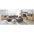 TV-ELEMENT Holzwerkstoff Dunkelgrau, Eiche Artisan  - Dunkelgrau/Schwarz, Basics, Holzwerkstoff/Metall (150/55,6/50cm) - Hom`in