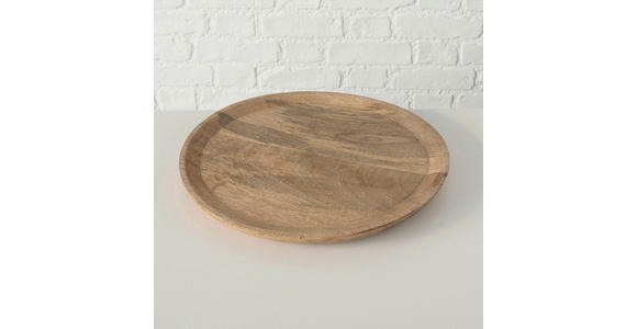 TELLER    - Naturfarben, Basics, Holz (35/2,5cm) - Ambia Home