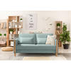 SCHLAFSOFA in Cord Buchefarben, Hellblau  - Buchefarben/Hellblau, Design, Holz/Textil (174/88/104cm) - Niels Andersson