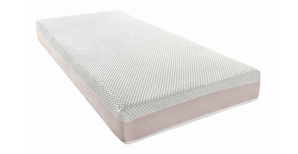 KALTSCHAUMMATRATZE 90/200 cm Höhe ca. 19 cm  - Weiß, Basics, Textil (90/200cm) - Novel