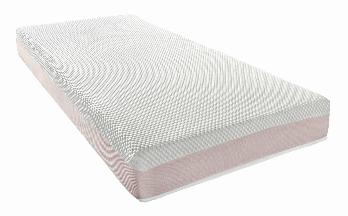 KALTSCHAUMMATRATZE 90/200 cm Höhe ca. 19 cm  - Weiß, Basics, Textil (90/200cm) - Novel