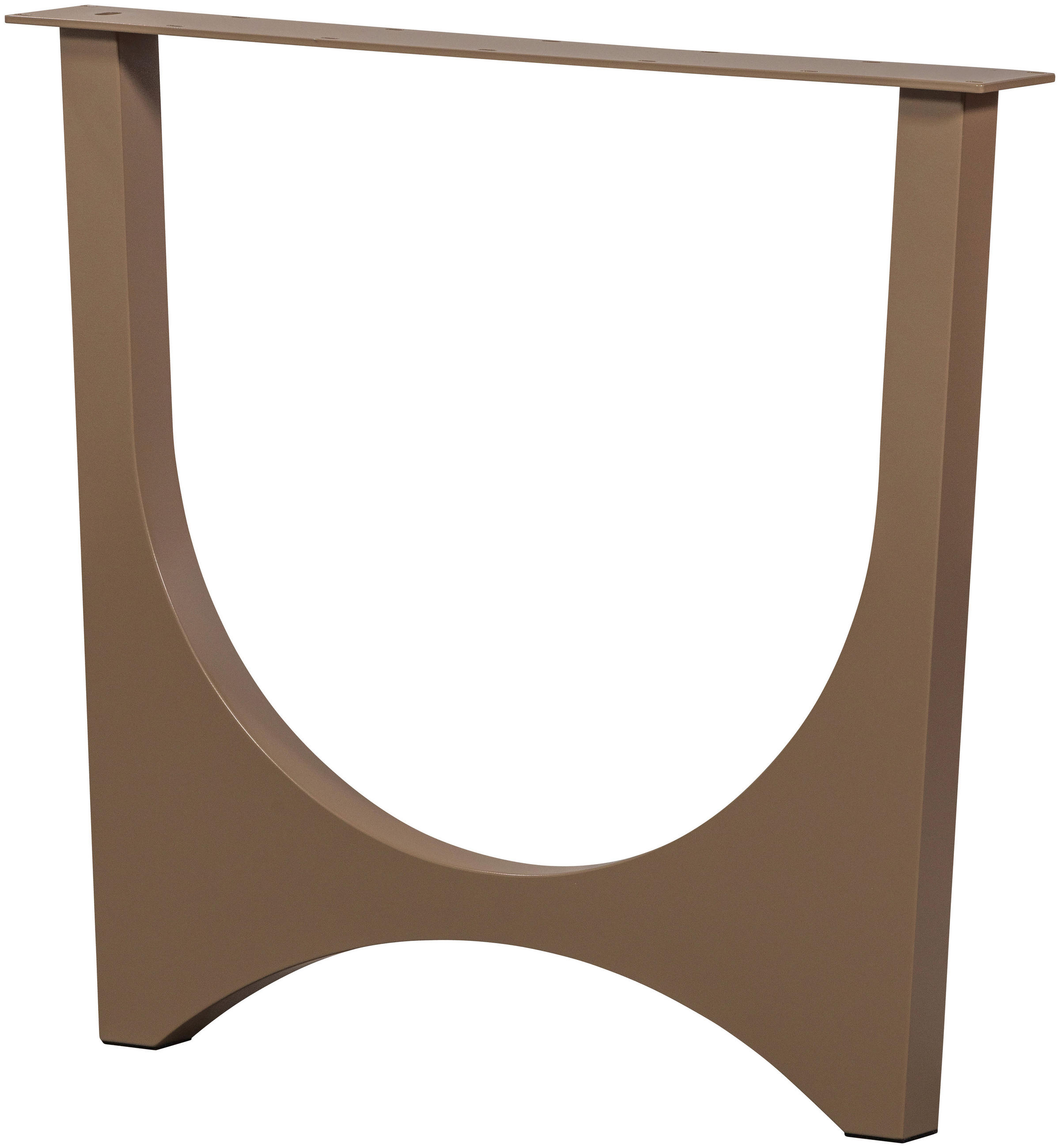 TISCHGESTELL in Metall   - Braun, MODERN, Metall (79/72/10cm) - Livetastic