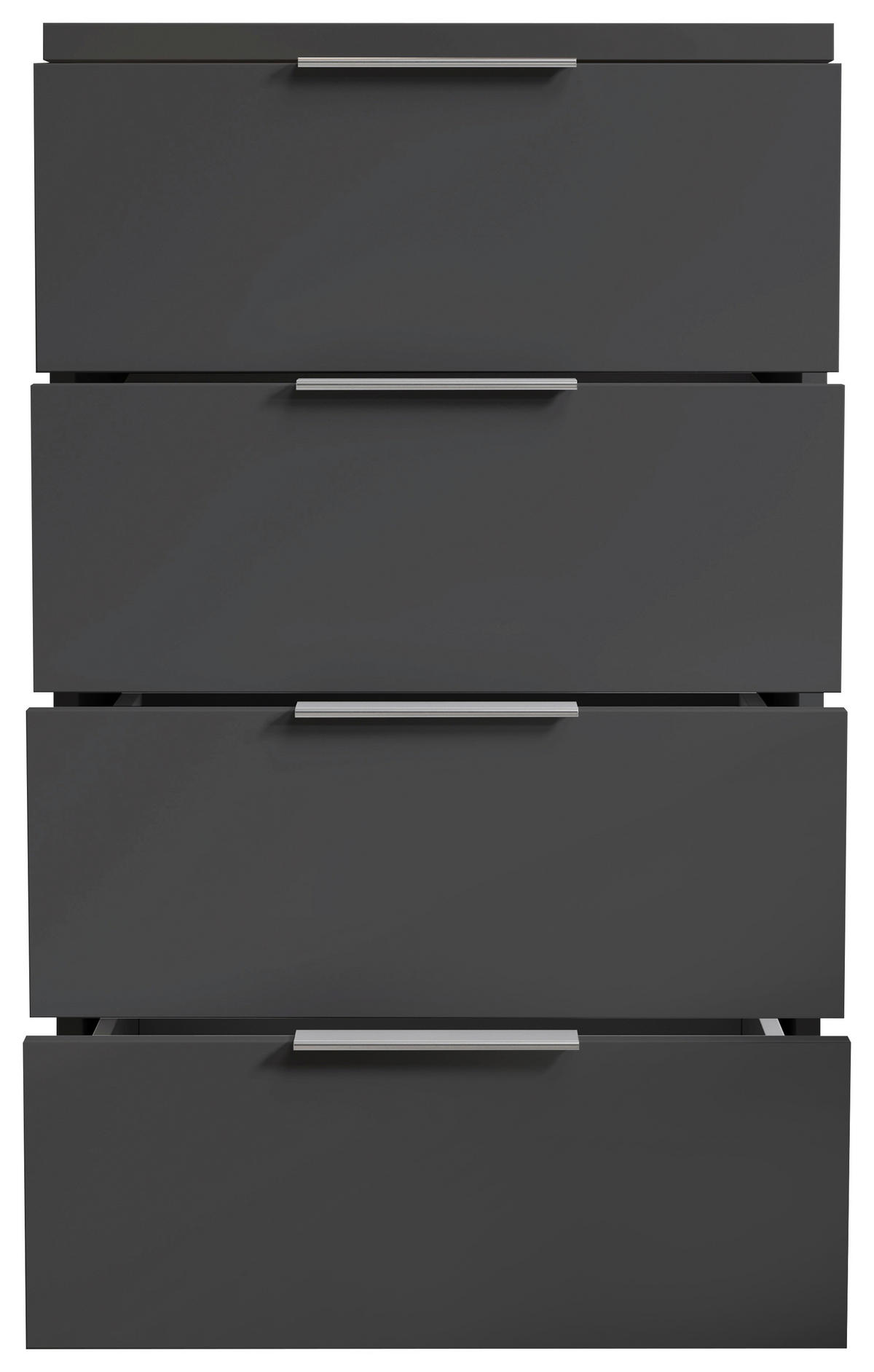 NOĆNI STOČIĆ grafitno siva  - boja aluminijuma/grafitno siva, Konvencionalno, pločasti materijal/plastika (46/79/42cm) - Boxxx