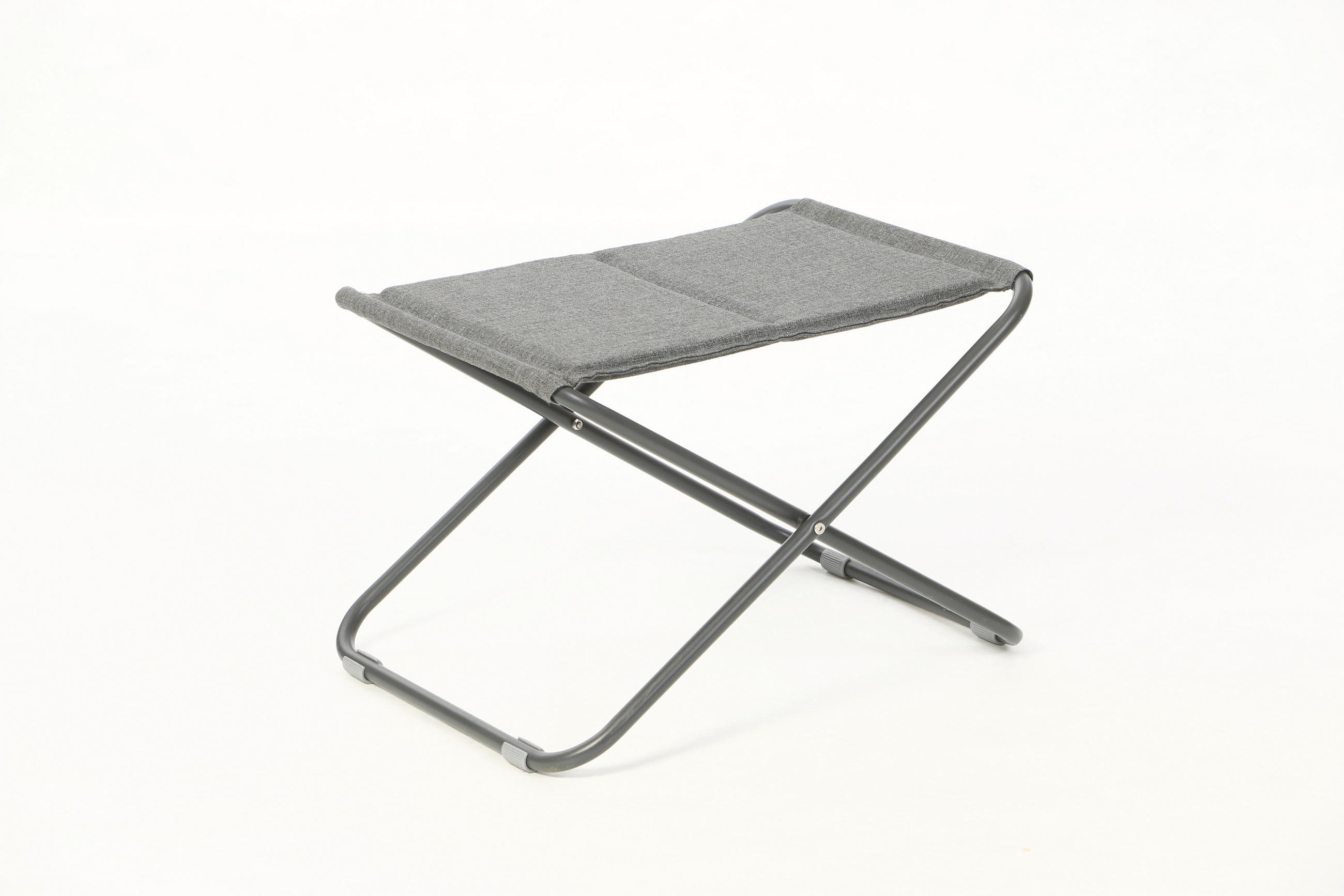 GARTENHOCKER in  - Anthrazit/Grau, KONVENTIONELL, Textil/Metall (52/48/45cm)