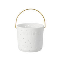 LATERNE - Weiss, Basics, Keramik (6/5,5cm)