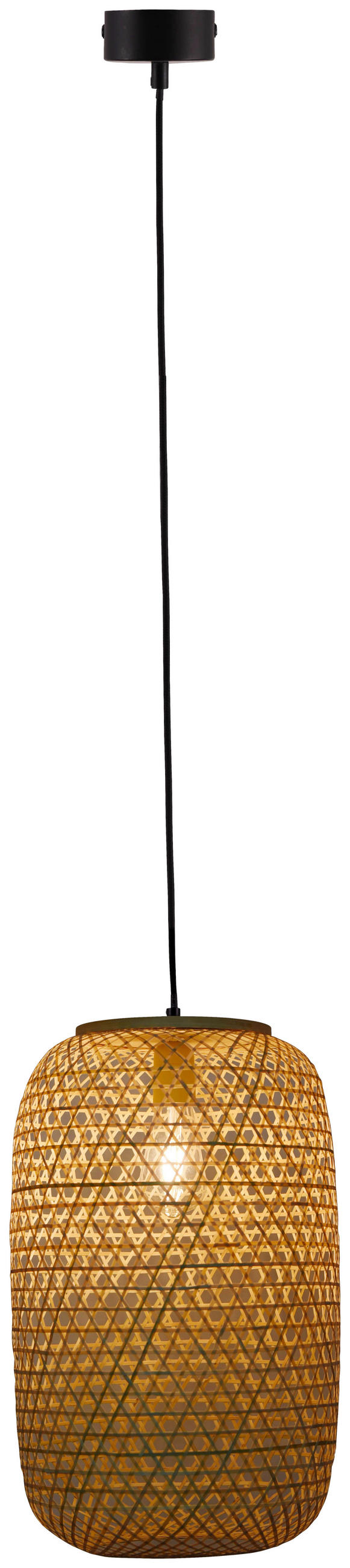 ZÁVĚSNÉ SVÍTIDLO, 31/135 cm  - přírodní barvy, Design, kov/plast (31/135cm) - Novel