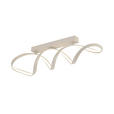 LED-DECKENLEUCHTE 80/17/23 cm   - Sandfarben, Design, Kunststoff/Metall (80/17/23cm) - Novel