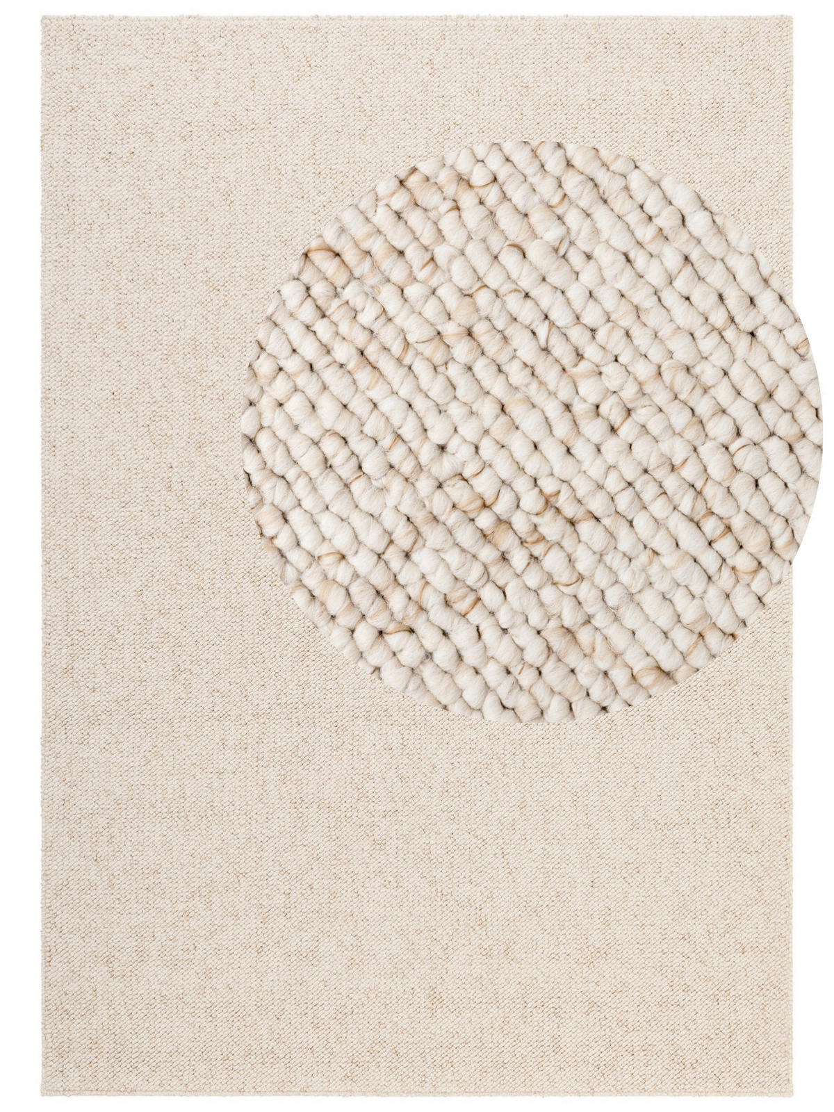 TUFTTEPPICH 120/170 cm Rocco Creme, Champagner  - Champagner/Creme, Basics, Kunststoff (120/170cm) - Elle Decoration