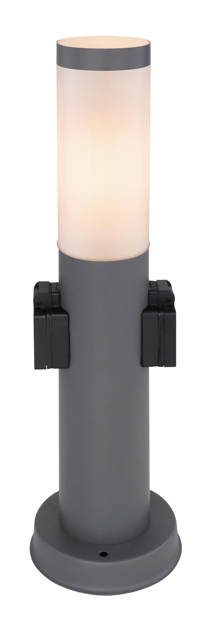 PODNA SVJETILJKA VANJSKA Boston  - antracit/opalna, Design, metal/plastika (12,7/45cm) - Globo