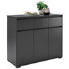 KOMMODE  in 120/103/48 cm  - Anthrazit, Design, Holzwerkstoff/Kunststoff (120/103/48cm) - Carryhome