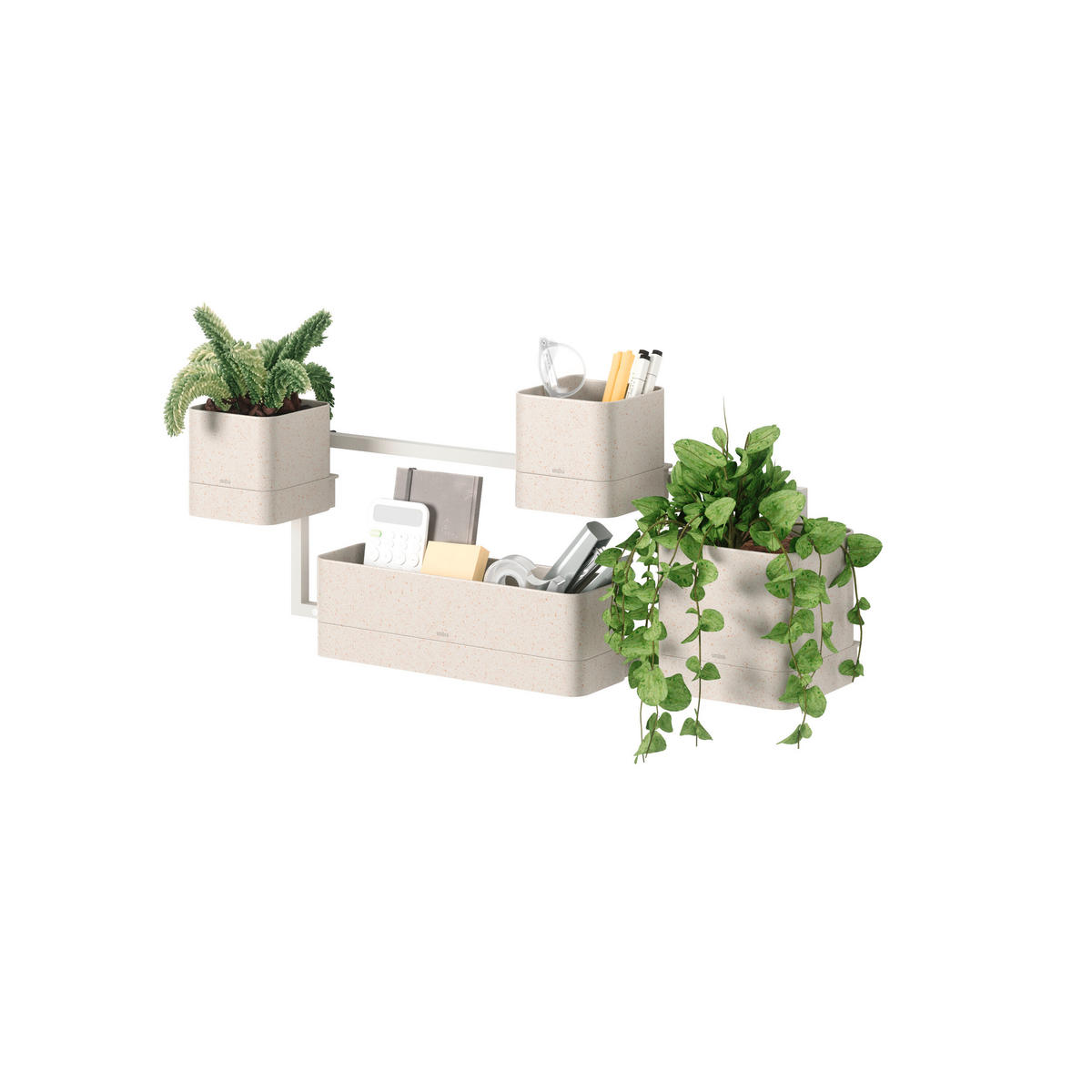 PFLANZENTOPF   - Multicolor, Basics, Naturmaterialien/Kunststoff (36/18/72cm) - Umbra