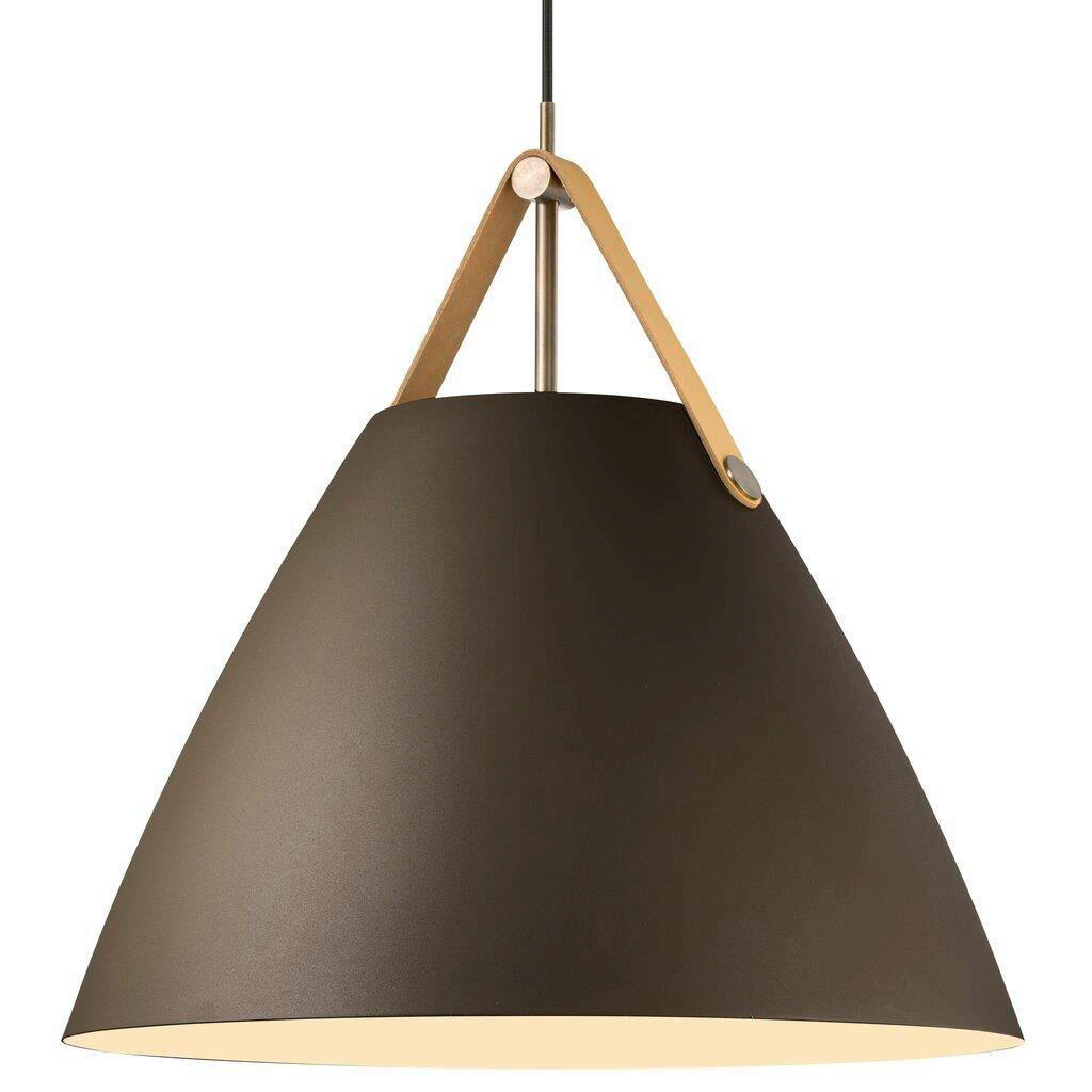 HÄNGELEUCHTE STRAP 48/48 cm   - Braun, Design, Metall (48/48cm) - Nordlux