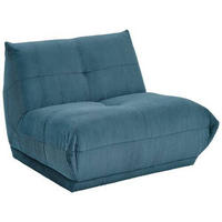SOFAELEMENT GISELLE Cord Petrol  - Petrol, Trend, Textil (105/80/112cm) - Livetastic