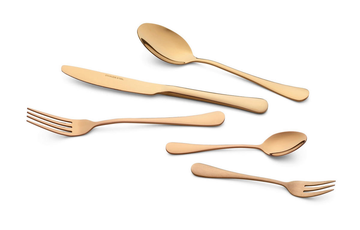 BESTICKSET  30 delar  - kopparfärgad, Basics, metall - Echtwerk