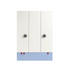 BABYKLEIDERSCHRANK Now! Minimo - Blau/Weiß, Design, Holzwerkstoff (135/192/53,1cm) - Now by Hülsta BABYKLEIDERSCHRANK Now! Minimo - Blau/Weiß, Design, Holzwerkstoff (135/192/53,1cm) - Now by Hülsta