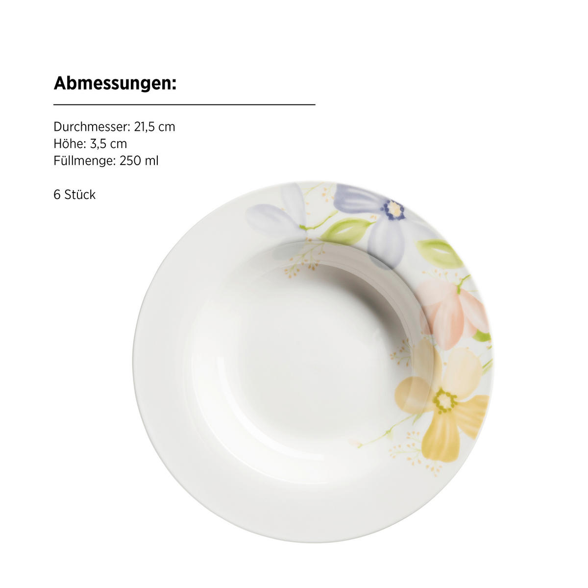 TAFELSERVICE ZIBAL 18-teilig  - Weiss, Basics, Keramik - Mäser