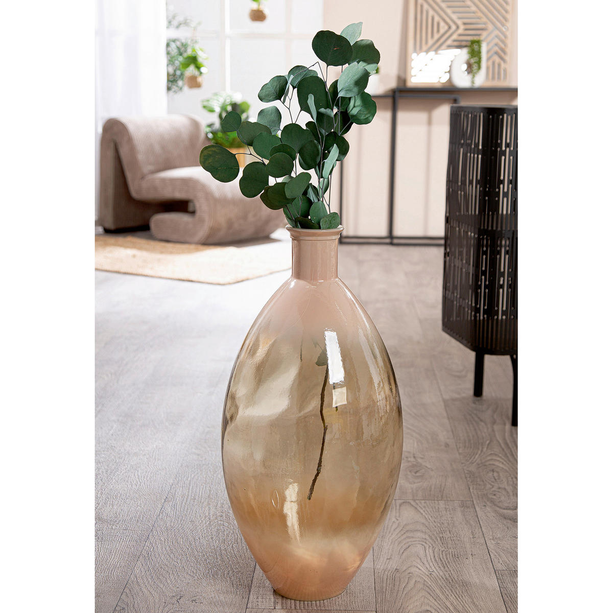 BODENVASE Novelle  - Hellbraun, LIFESTYLE, Glas (29/59cm)