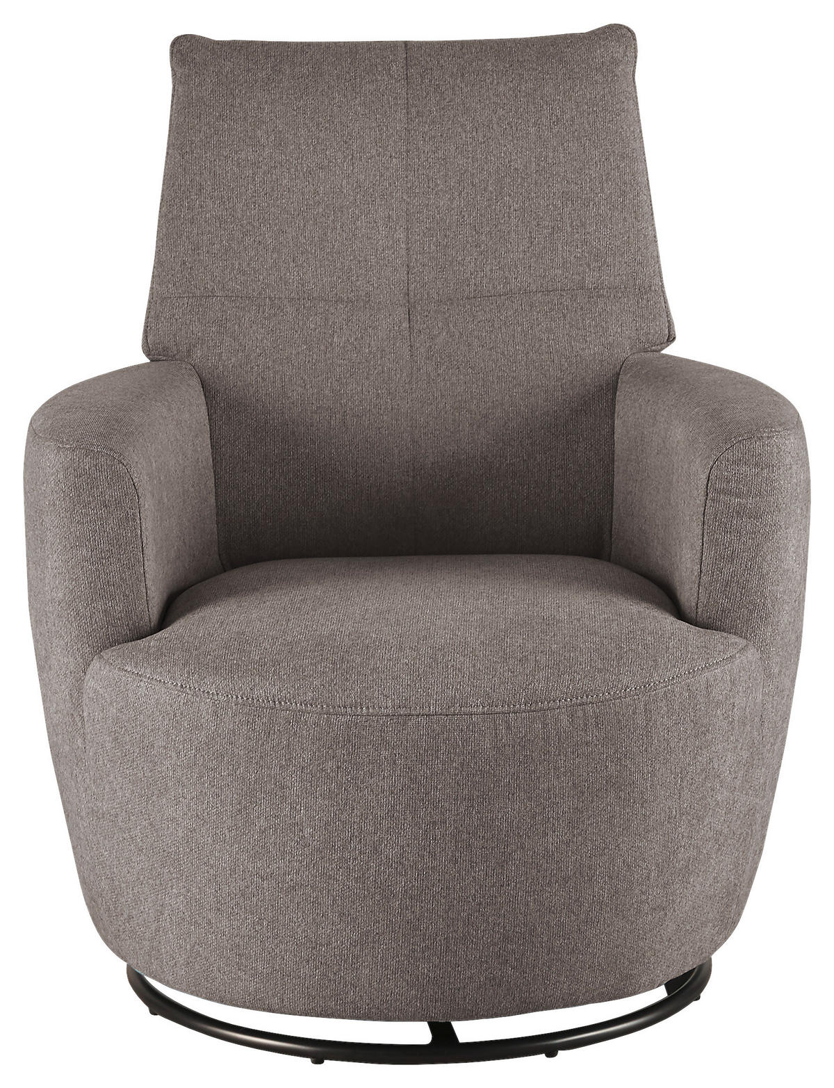 SESSEL Webstoff Grau    - Schwarz/Grau, Design, Textil/Metall (80/96/88cm) - SetOne by Musterring