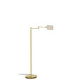 LESELEUCHTE 24/146 cm   - Goldfarben/Weiß, KONVENTIONELL, Kunststoff/Metall (24/146cm) - Novel