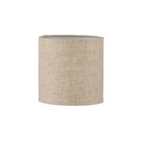 LAMPSKÄRM Modular M 18/18 cm   - vit/sandfärgad, Basics, textil (18/18cm) - Fischer & Honsel