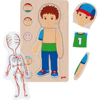 SLAGALICA   - prirodne boje, Basics, drvo (17,7/29,8/1,4cm) - Goki